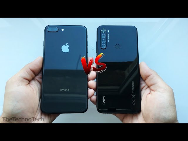 iPhone 8 Plus vs Redmi note 8 | Speed Test