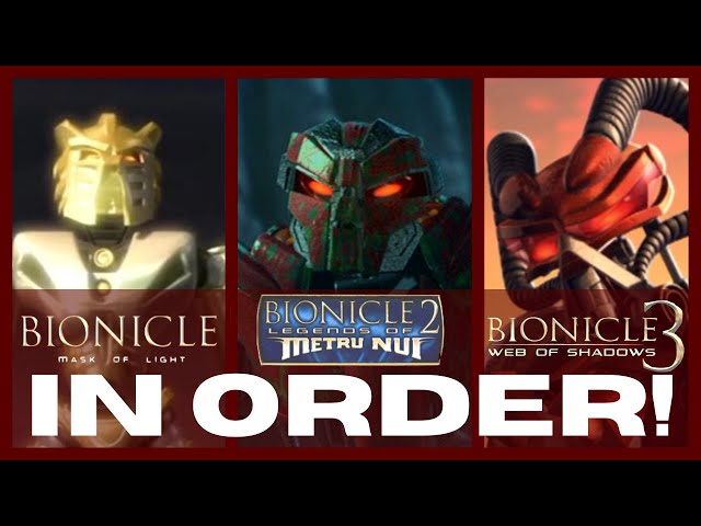 BIONICLE Trilogy IN ORDER!
