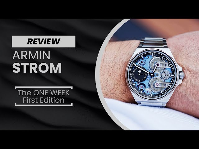 REVIEW: The Integrated Sports Watch by ARMIN STROM, The One Week