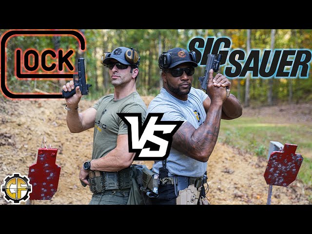 Glock vs Sig Sauer Pistols
