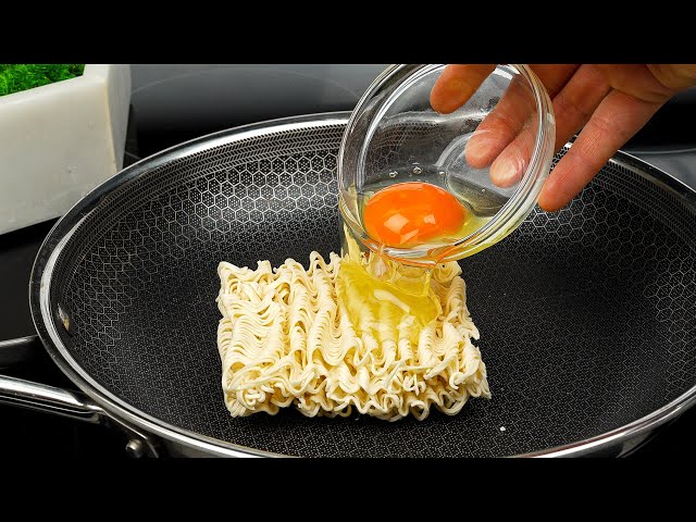 $1 Dinner - Delicious Ramen Noodles Recipe with Egg 🍜 \\ Cheap & Easy Ramen Noodles with Egg