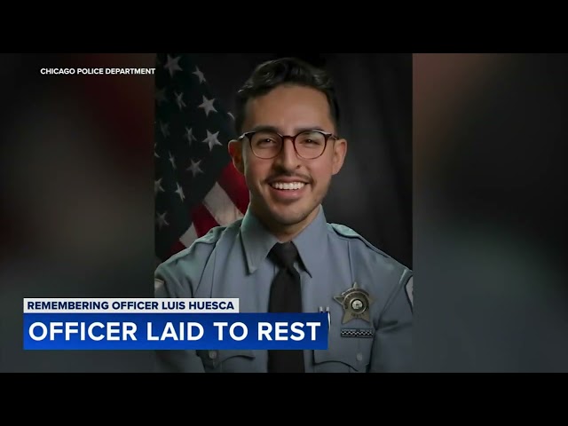 Family, friends remember fallen Chicago Police Officer Luis Huesca at funeral