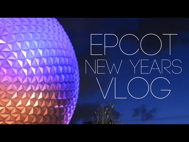 Disney's Epcot on New Years - Swimming through the people