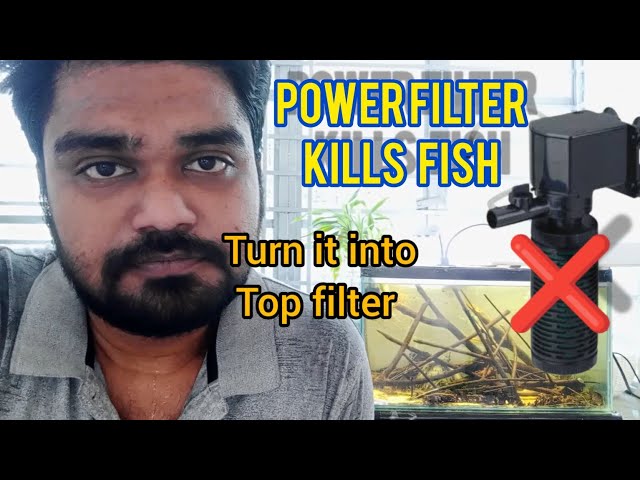 DIY TOP FILTER || TURN POWER FILTER INTO TOP FILTER ||   avoid POWER FILTER