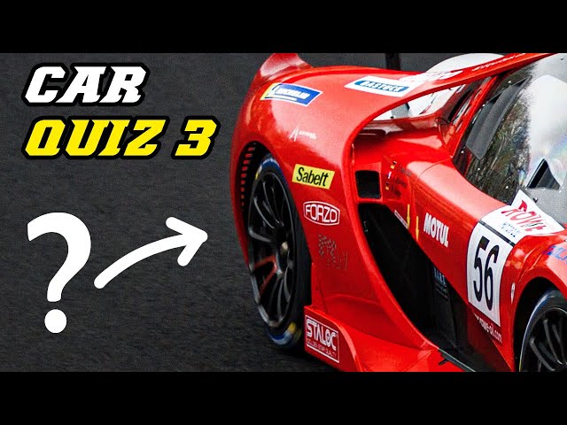 CAR QUIZ nr. 3 | Guess the Supercar, Track, Sound and Racecar