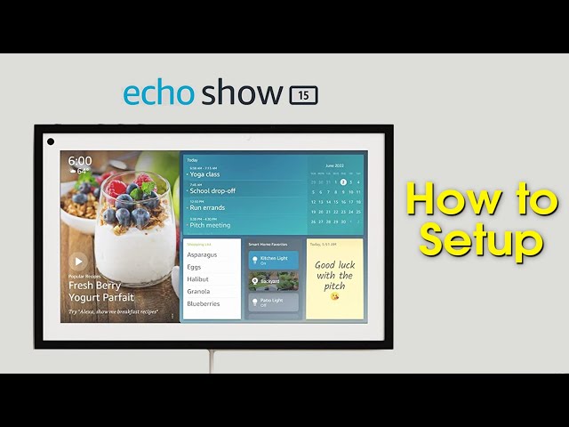 How to Setup Echo Show 15 | Beginner's Walkthrough | #h2techvideos