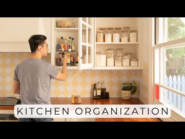 How I Organize My Kitchen To Make It More Functional & Easy To Maintain