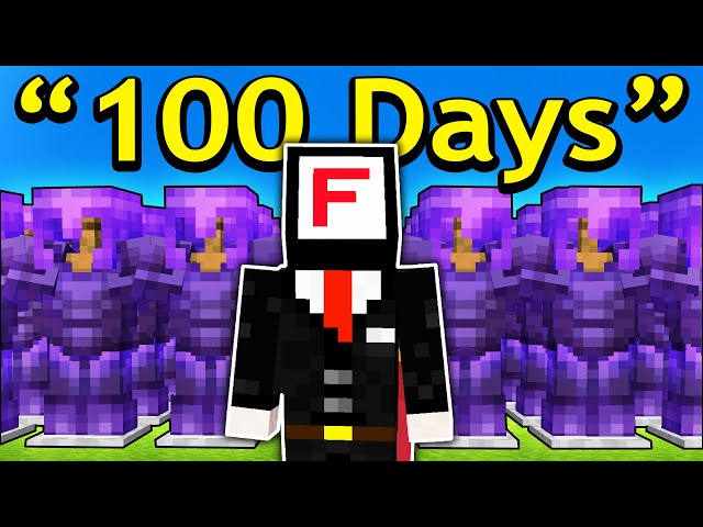 Fake 100 Days in Minecraft Be Like...