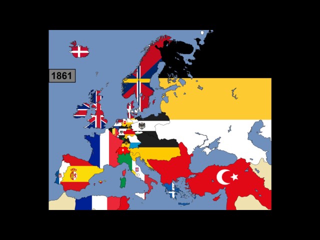 Timeline of European National Flags Part 2 1815-1899