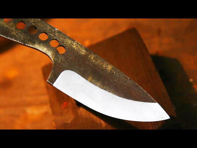 HOW TO MAKE A KNIFE BEVEL [Trollsky Knifemaking]