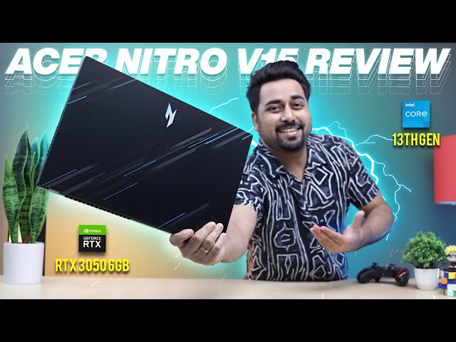 Acer Nitro V15 RTX 3050 6GB ⚡ Intel 13th Gen Review 🔥 Best Gaming Laptop Under 70000 in India 2024 ⚡
