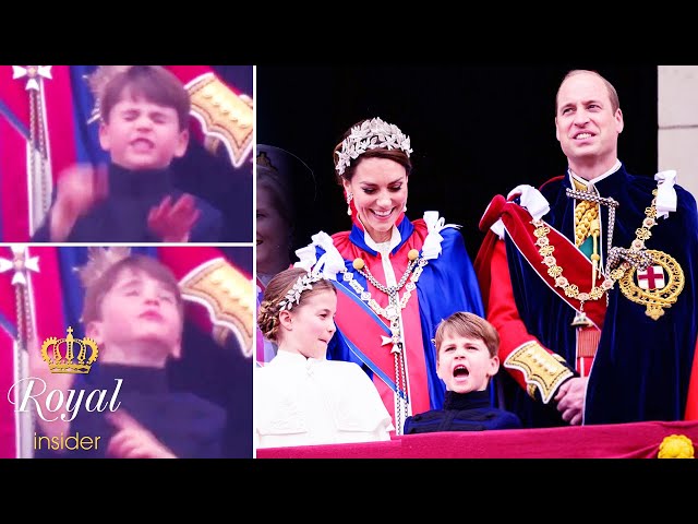 Prince Louis Rocks the Palace Balcony Again with His Adorable 'Drumming' Skills @TheRoyalInsider