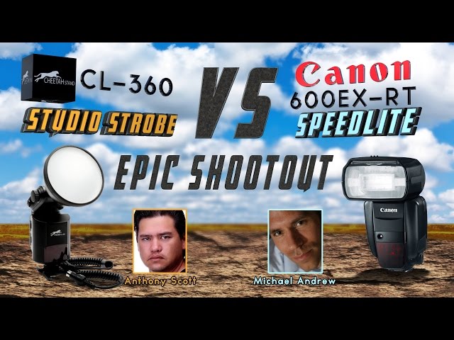 Speedlite vs Studio Light Shootout | Can a Speedlite Match a Studio Strobe?
