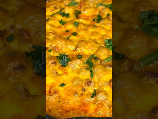 Cheesy Meaty Boxed Macaroni And Cheese #shorts