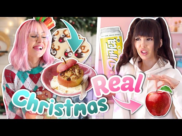 Christmas Food vs. Real Food ⚡️ Wer darf was essen? | ViktoriaSarina