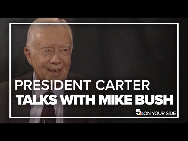 President Jimmy Carter discusses Middle East peace in visit to St. Louis (2009)
