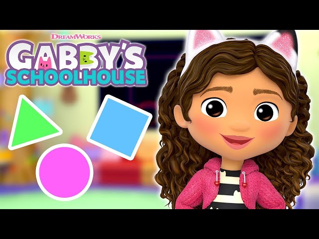 Can You Find Shapes with Gabby? 🟢 🟪 🔷 Learning Shapes for Kids | GABBY'S SCHOOLHOUSE