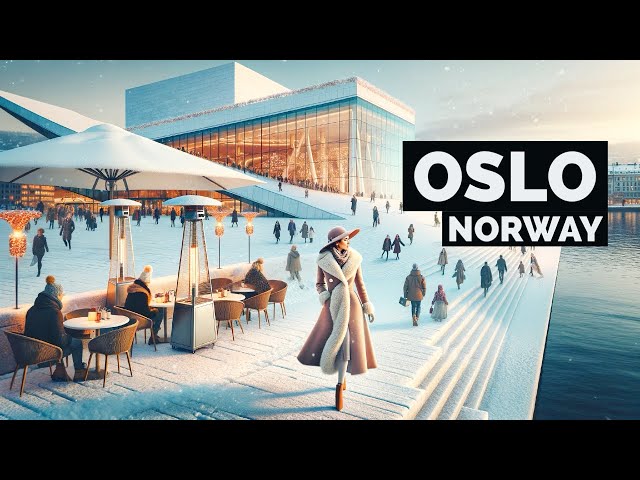 Oslo Norway 🇳🇴- Winter 4K-HDR Walking Tour - (▶183min)