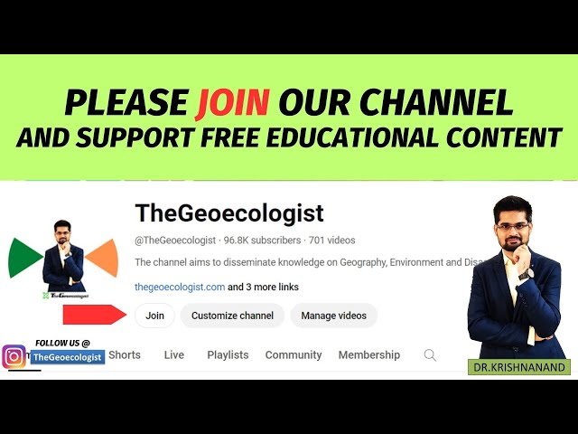 Best channel for Geography Videos-TheGeoecologist #shorts
