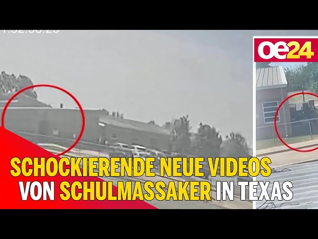 Schockierende neue Videos von Schulmassaker in Texas