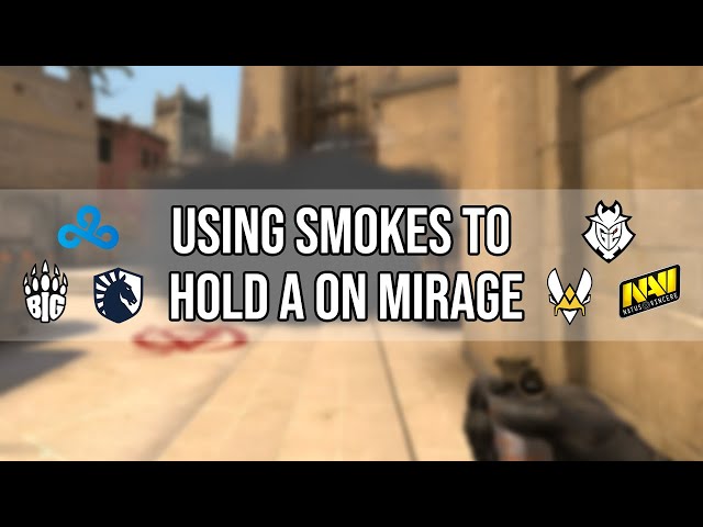 How You Should Use Your Smoke When Holding A on Mirage