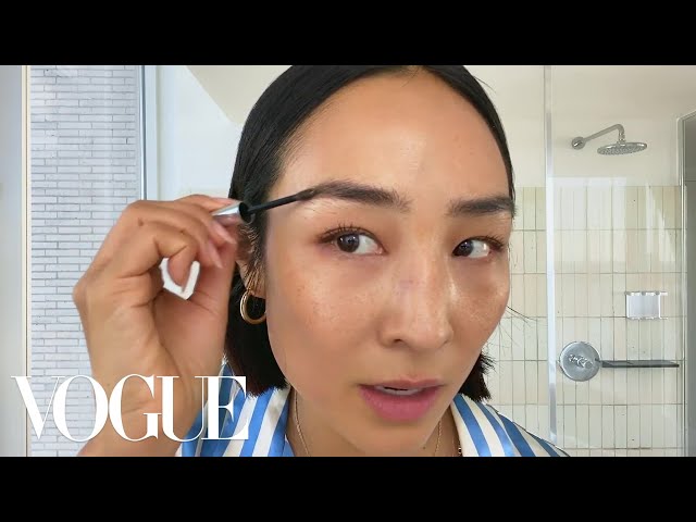 'Past Lives' Star Greta Lee's Casual Glam Beauty Routine | Beauty Secrets | Vogue