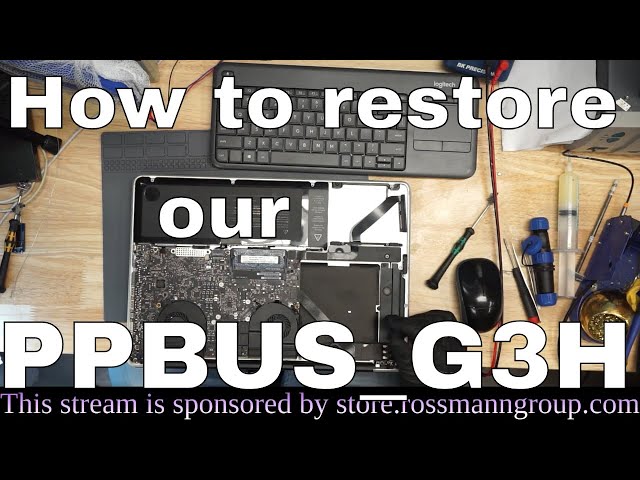 Restoring PPBUS_G3H on an 820-3330 A1286 2012 Macbook Pro with faulty logic board