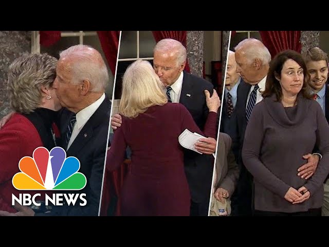 Is Joe Biden's Touchiness Out Of Touch? Revisit His Mock Swear-Ins | NBC News
