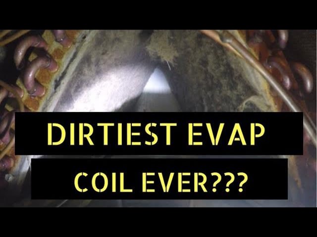Dirtiest Evap Coil Ever!! Cleaning a Dirty Evaporator Coil
