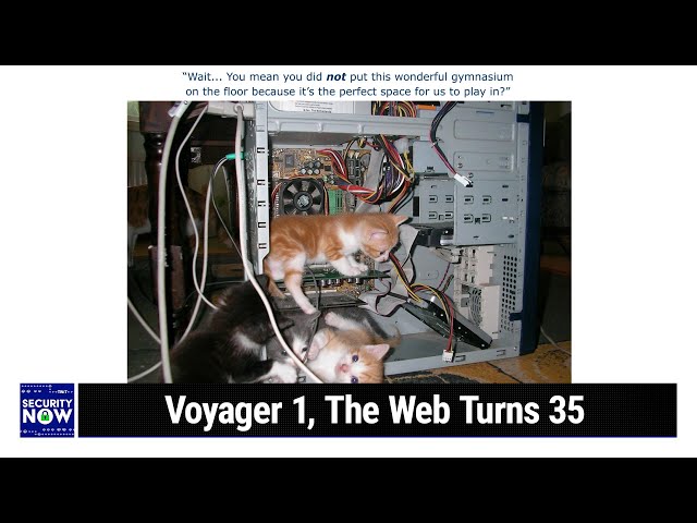 Morris The Second - Voyager 1, The Web Turns 35