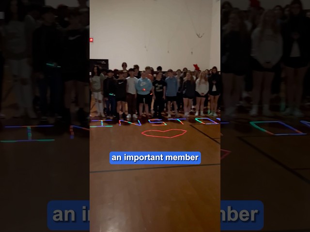 Students do special tribute for teacher’s son who passed away 🥹❤️