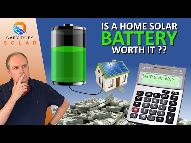 Calculating ROI on a Home Solar Battery