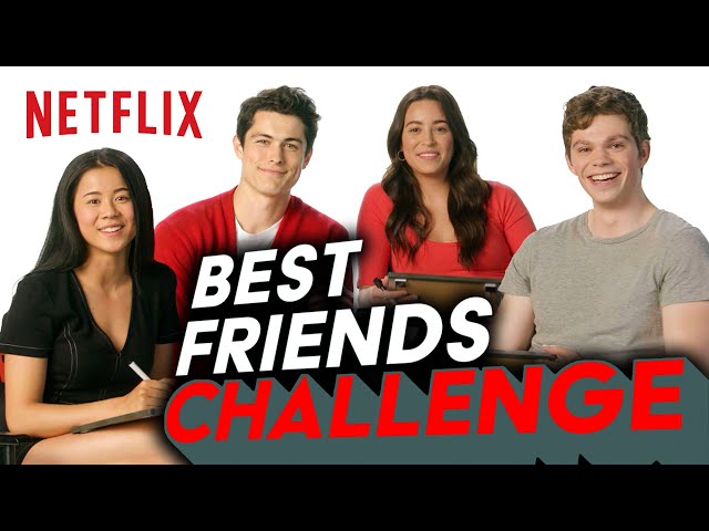 The Half of It Cast Take the Best Friends Challenge | Netflix