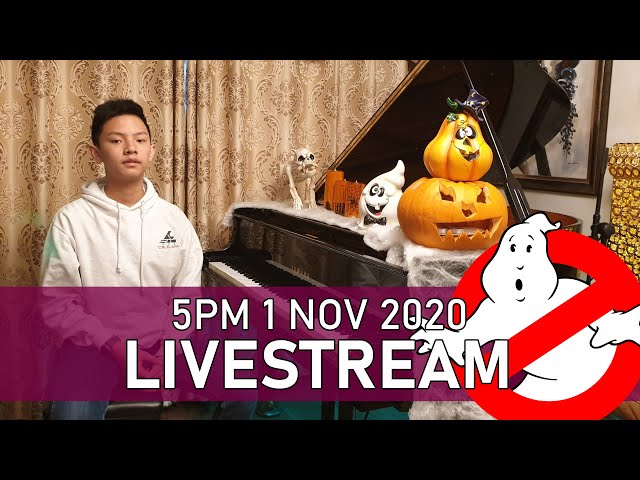 Sunday 5PM UK Piano Livestream Halloween Special Ghostbusters & Thriller | Cole Lam