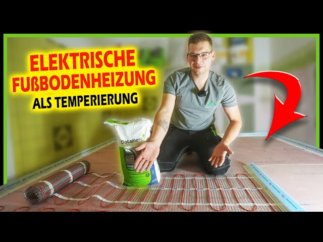 Elektrische Fußbodenheizung verlegen! (Temperierung) | Wohnungs-Ausbau #05 | Home Build Solution
