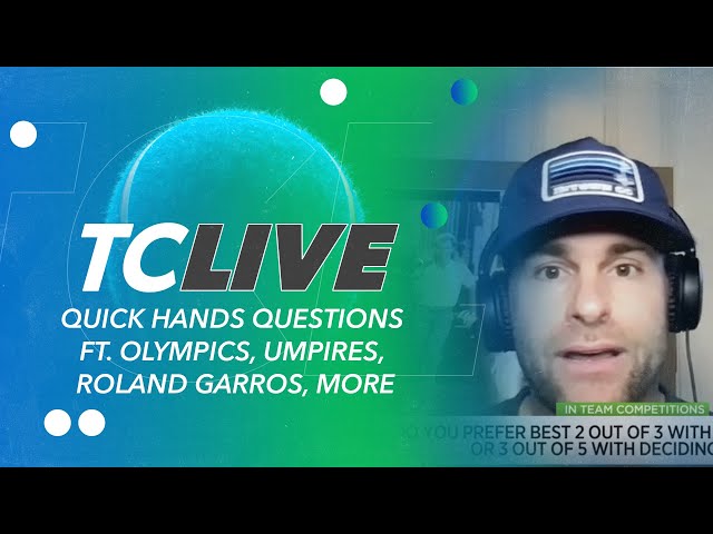 Quick Hands Questions ft. Olympics, Umpires, Roland Garros, More | Tennis Channel Live