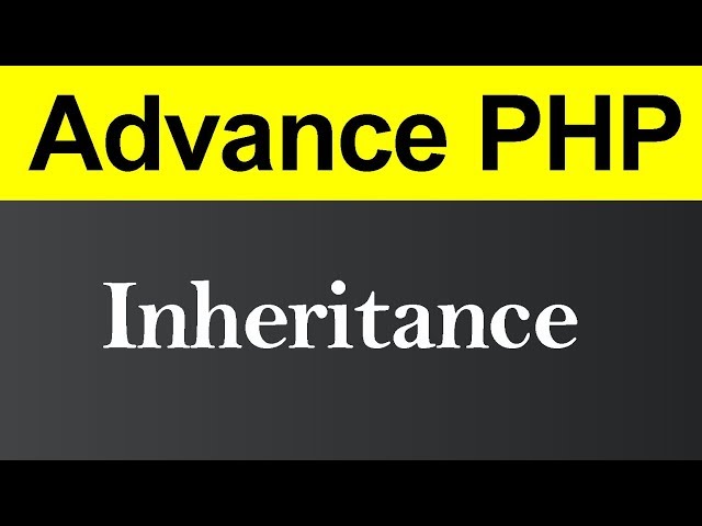 Inheritance in PHP (Hindi)