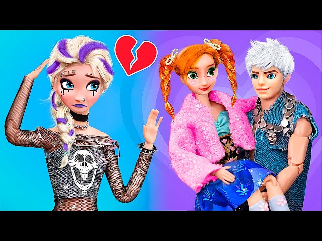 Rock Elsa and Fancy Anna!