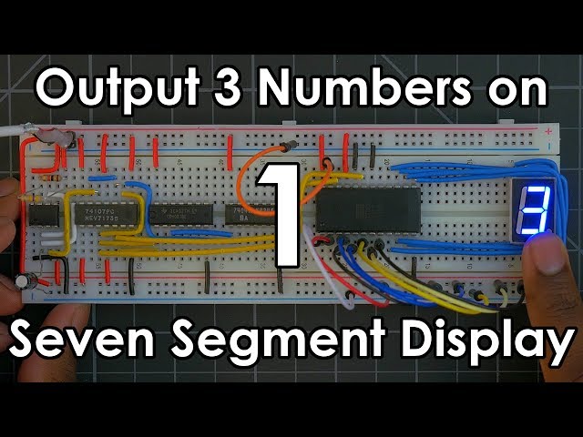 Show 3 Numbers on 1 Display | 8 Bit CPU
