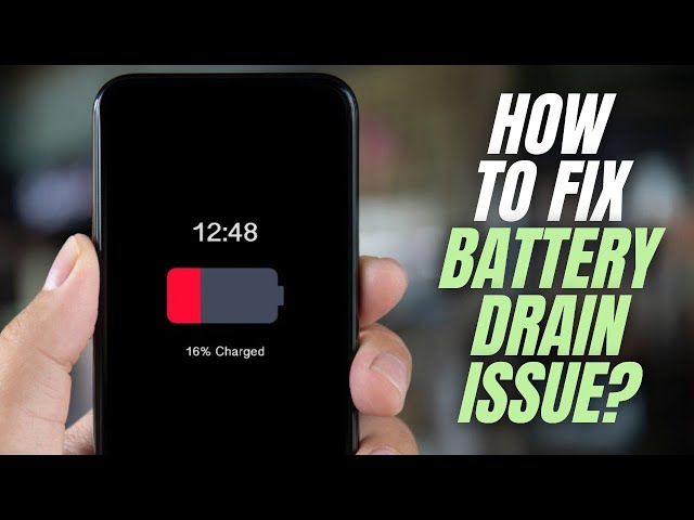 How to fix smartphone battery issue?