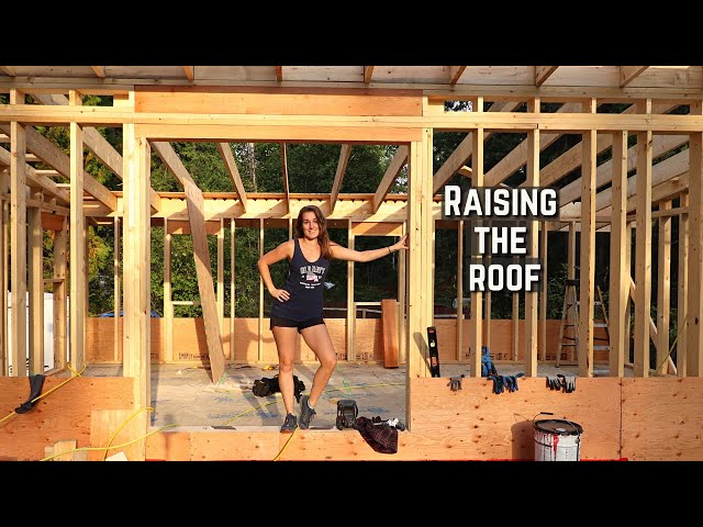 This Is Starting To Look Like a House! | Sheathing The Roof Of Our Off Grid Home