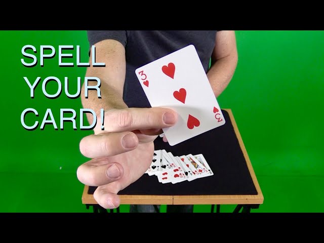 How to do AMAZING Card Trick! [SPELL The NAME of Your Card!]