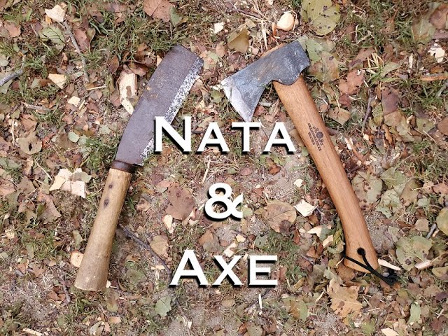 Chopping Wood || Nata and Axe Comparison
