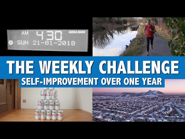 THE WEEKLY CHALLENGE - SELF IMPROVEMENT OVER ONE YEAR