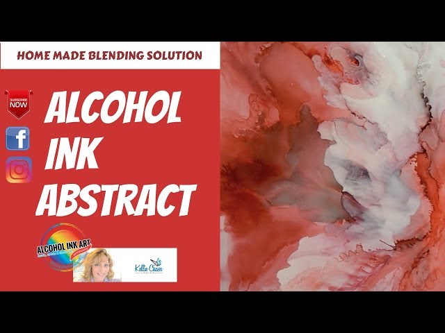 Alcohol Ink Blending Solution vs. Alcohol vs. Home Made Solution