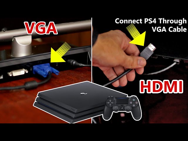 How to Connect PS4 to Any VGA Monitor In Hindi