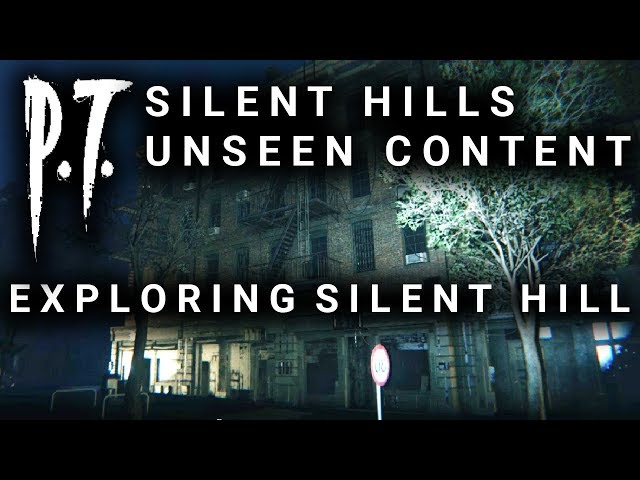 P.T. Unseen Content - Silent Hill Full Map Explored - Town and Streets Area