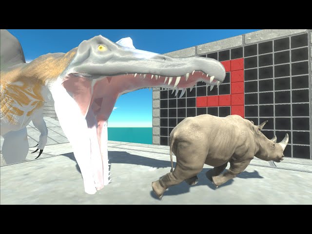 Dinosaurs escape from unknown boxes - Animal Revolt Battle Simulator
