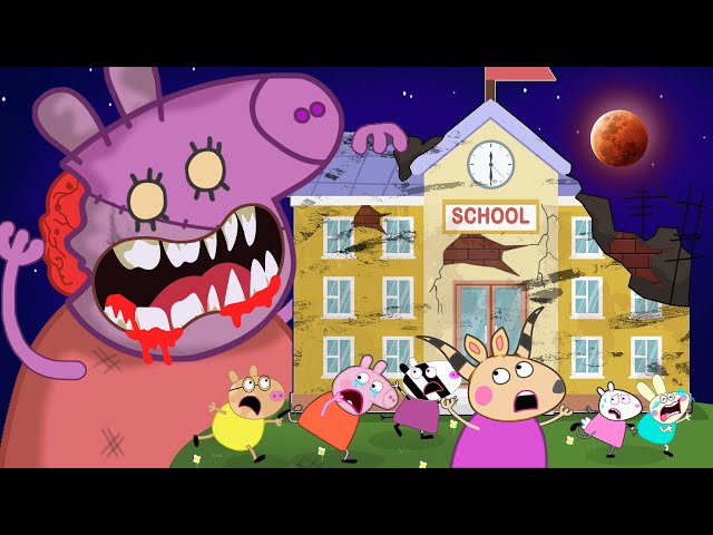 Peppa Pig turns into a giant werewolf at school | Peppa Pig Sad Story - Peppa Pig Funny Animation #1