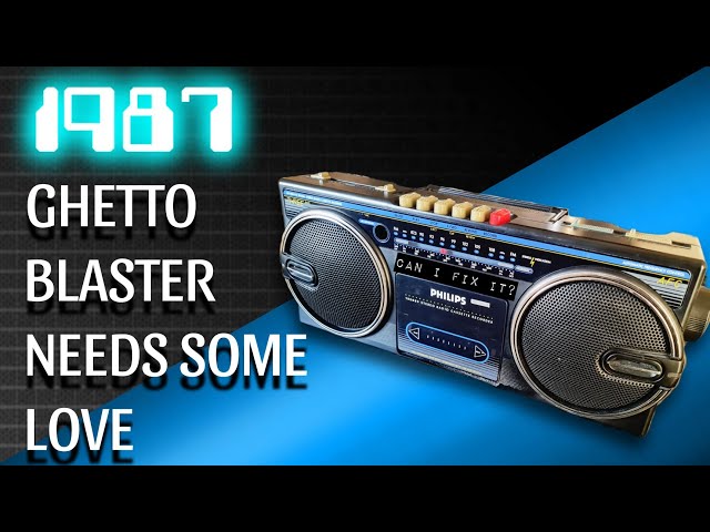 Philips TRO885 Ghetto Blaster - only half working, literally - Can I Fix It?